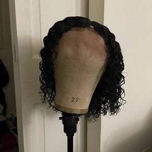 Deep curly bob wig (original price $140) SOLD !